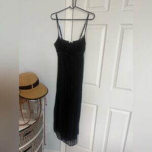 Forever 21 Black Lace Midi Dress